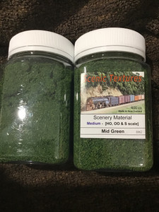 Scenic Textures #SM2 Medium Scenery Material - Mid Green 400cc Scenic Textures #SM2 Medium Scenery Material - Mid Green 400cc