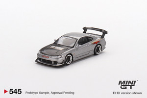 Mini GT #MGT00545-R 1/64  NISSAN SILVIA S15 TOP SECRET SILVER Mini GT #MGT00545-R 1/64  NISSAN SILVIA S15 TOP SECRET SILVER