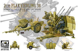 AFV Club #AF35149 1/35 2cm Flakvierling 38 AFV Club #AF35149 1/35 2cm Flakvierling 38