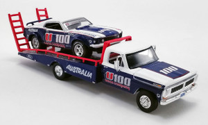 ACME #51342 1/64 1970 Ford Ramp Truck with Trans Am Mustang ACME #51342 1/64 1970 Ford Ramp Truck with Trans Am Mustang