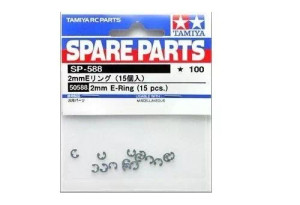 Tamiya # 50588 2mm E-RING (15 PCS.)