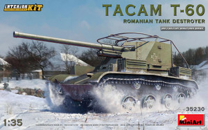Miniart #35230 1/35 TACAM T-60 ROMANIAN TANK DESTROYER.
