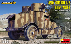 Miniart # 39021 1/35  AUSTIN ARMOURED CAR INDIAN PATTERN. BRITISH SERVICE. INTERIOR KIT