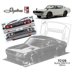 Team C #TC120 1/10 Nissan Skyline 2000 GT-R 190mm