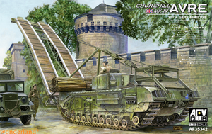 AFV Club #AF35342 1/35 Churchill Mk. IV AVRE Combat Engineering Vehicle with SBG Bridge AFV Club #AF35342 1/35 Churchill Mk. IV AVRE Combat Engineering Vehicle with SBG Bridge