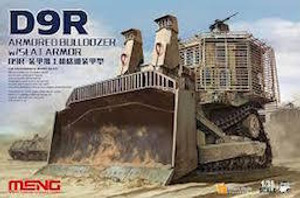 Meng #SS-010 1/35 D9R Armoured Bulldozer W/slat Amour Meng #SS-010 1/35 D9R Armoured Bulldozer W/slat Amour