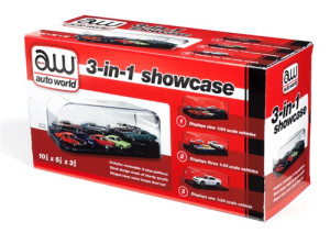 Auto World #AWDC004 1/24 3'n'1 Display Case Auto World #AWDC004 1/24 3'n'1 Display Case