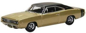 Oxford #87DC68002 1968 Dodge Charger-Gold/Black Oxford #87DC68002 1968 Dodge Charger-Gold/Black