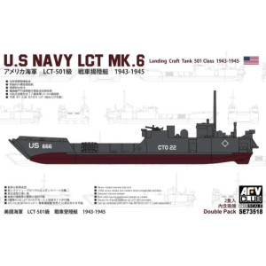 AFV Club # SE73518 1/350 U.S Navy LCT Mk. 6-501 class (1943-1945) (Double Seat) AFV Club # SE73518 1/350 U.S Navy LCT Mk. 6-501 class (1943-1945) (Double Seat)