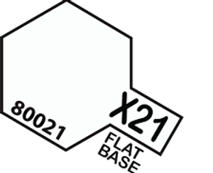Tamiya Enamel Paint #8021 #X-21 Flat Base Tamiya Enamel Paint #8021 #X-21 Flat Base