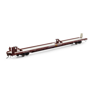 Athearn Genesis # ATHG70734 HO F89-F 89'8" TOFC Flat, TTX/Brown #150677 Athearn Genesis # ATHG70734 HO F89-F 89'8" TOFC Flat, TTX/Brown #150677