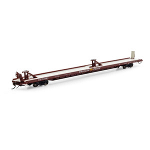 Athearn Genesis # ATHG70735 HO F89-F 89'8" TOFC Flat, TTX/Brown #151883 Athearn Genesis # ATHG70735 HO F89-F 89'8" TOFC Flat, TTX/Brown #151883