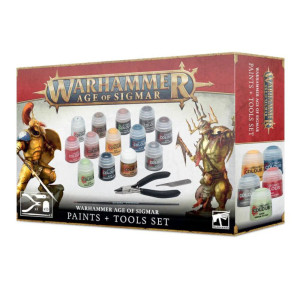 Warhammer #80-17 Age Of Sigmar Paint/Tool Set Warhammer #80-17 Age Of Sigmar Paint/Tool Set