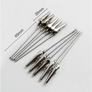 Toxic Rc # (10) Metal Wire Alligator Clip, Long-Tailed Alligator Clip, Toxic Rc # (10) Metal Wire Alligator Clip, Long-Tailed Alligator Clip,