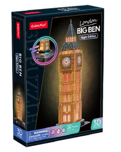 Cubic Fun # L537H 3D Puzzle Big Ben - Night Edition Cubic Fun # L537H 3D Puzzle Big Ben - Night Edition