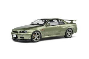 Solido # S1804308 1/18 NISSAN GT-R (R34) – GREEN METALLIC – 1999