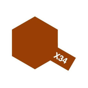 Tamiya Enamel Paint #8034 #X-34 Metallic Brown Tamiya Enamel Paint #8034 #X-34 Metallic Brown