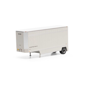 Athearn # ATH90202 HO RTR 28' Drop Sill Trailer UPS NO Shield #284499 Athearn # ATH90202 HO RTR 28' Drop Sill Trailer UPS NO Shield #284499