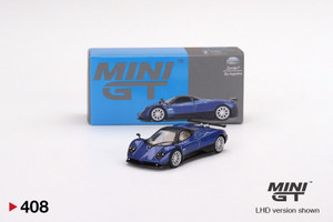 Mini GT #MGT00408 1/64 Pagani Zonda F Blu Argentina Mini GT #MGT00408 1/64 Pagani Zonda F Blu Argentina