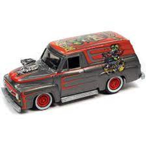 Johnny Lightning #JLPC007 1/64 1955 Ford Panel Van -Rat Fink Johnny Lightning #JLPC007 1/64 1955 Ford Panel Van -Rat Fink