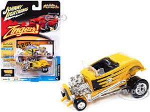 Johnny Lightning #JLSP294A 1/64 1932 Ford HiBoy Zinger-Yellow/Black Johnny Lightning #JLSP294A 1/64 1932 Ford HiBoy Zinger-Yellow/Black