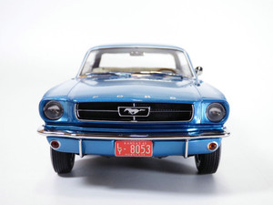 Norev # 182800 1/18 1965 Ford Mustang Coupe Turquoise Blue