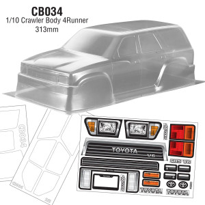 Team C #CB034 1/10 Toyota 4Runner Crawler Body Shell