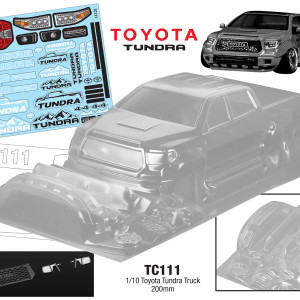 Team C #TC111 1/10 Toyota Tundra Body Shell