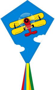HQ # 102120 Kites Eddy Biplane 28" Diamond Kite