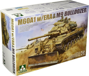Takom # 2142  1/35 2142 M60A1 W/ERA & M9 Bulldozer