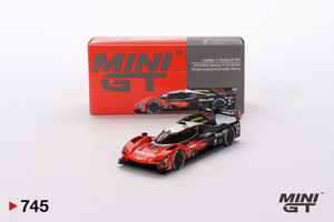 Mini GT #00745 1/64 Cadillac V-Series.R #31 Whelen Engineering Cadillac Racing 2023 IMSA Sebring 12 Hrs Winner Mini GT #00745 1/64 Cadillac V-Series.R #31 Whelen Engineering Cadillac Racing 2023 IMSA Sebring 12 Hrs Winner