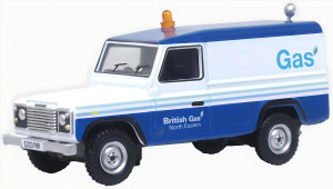 Oxford #76DEF019 1/76 British Gas Land Rover Defender LWB