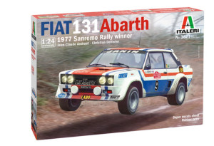 Italeri #3621 1/24 Fiat 131 Abarth 1977 Sanremo Rally Winner