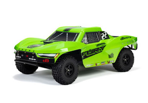 Arrma # ARA3221ST2 1/10 (GREEN) FURY MEGA 550 2WD Short Course Truck RTR