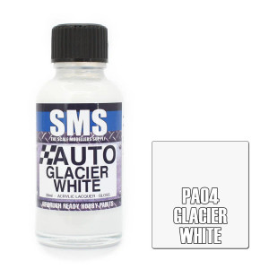 SMS # PA04 Auto Colour GLACIER WHITE 30ml SMS # PA04 Auto Colour GLACIER WHITE 30ml