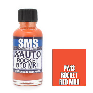 SMS # PA13 Auto Colour Rocket Red Mk11 30ml SMS # PA13 Auto Colour Rocket Red Mk11 30ml