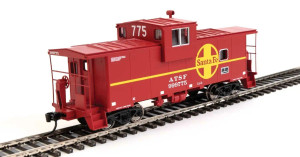 Walthers Mainline # 910-8708 HO International Extended Wide-Vision Caboose Atchison, Topeka & Santa Fe #999775