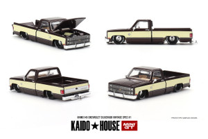 Mini GT #MGTKHMG145 1/64 Chevrolet Silverado KAIDO Vintage Spec V1-Kaido House