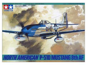 Tamiya # 61040 1/48 SCALE NORTH AMERICAN P-51D MUSTANG 8TH AIR FORCE