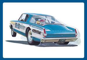 AMT # 1464 1/25 1966 Plymouth Barracuda Funny Car “Hemi Hustler”