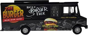 American Diorama #AD-70101MJ 1/64 Burger Food Truck American Diorama #AD-70101MJ 1/64 Burger Food Truck