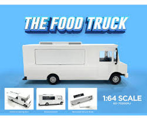 American Diorama #AD-70200MJ 1/64 The Food Truck American Diorama #AD-70200MJ 1/64 The Food Truck