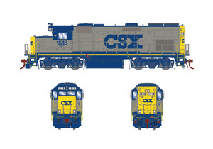 Athearn Gensis #ATHG13336. HO EMD GP15T, Tsunami2 DCC Sound, CSX #1518