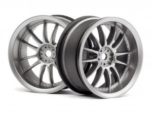 HPI #120151 WORK XSA 02C WHEEL 26MM LIGHT GUNMENTAL (3MM/2PCS)