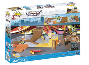 COBI # 1880 Action Town 1880 CRAZY SKATEPARK COBI # 1880 Action Town 1880 CRAZY SKATEPARK