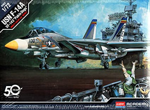 Academy #12563. 1/72 USN F14A VF-143 Pukin Dogs