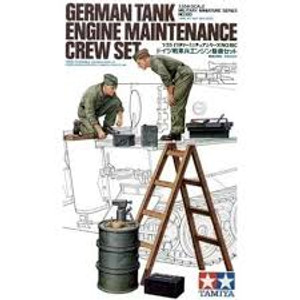 Tamiya #35180 1/35 GERMAN TANK ENGINE MAINTENANCE CREW SET