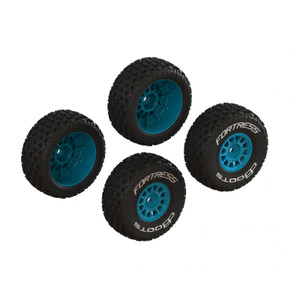 ARRMA # ARA-2024 (Blue) dBoots 'FORTRESS' Tire Set Glued, Option (2 Pairs)Grom ARRMA # ARA-2024 (Blue) dBoots 'FORTRESS' Tire Set Glued, Option (2 Pairs)Grom