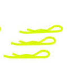 Toxic RC #Fluro Yellow RC Body Pins-4pce