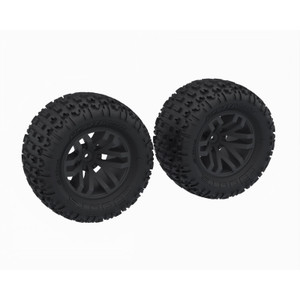 ARRMA #ARA1608 dBoots Fortress MT Tire Set Glued, Black (2) ARRMA #ARA1608 dBoots Fortress MT Tire Set Glued, Black (2)